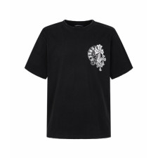 크롬하츠 남성 라운드 반팔티 - Chrom Hearts Mens Round Tshirt - chc15763x