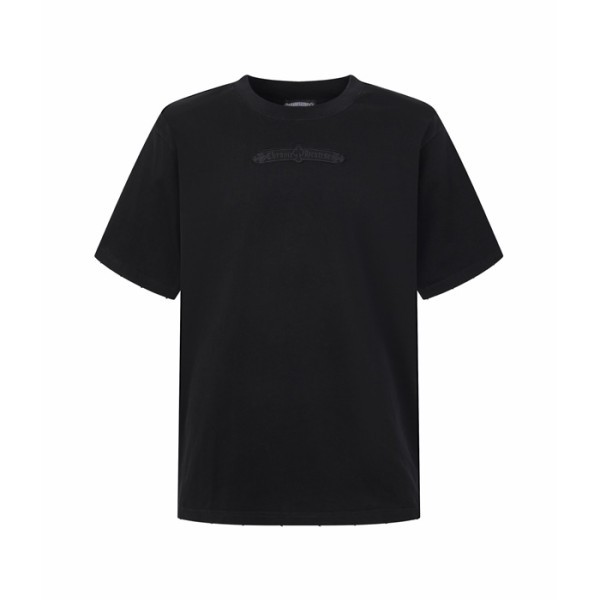 크롬하츠 남성 라운드 반팔티 - Chrom Hearts Mens Round Tshirt - chc15765x