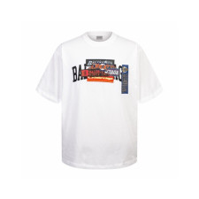 발렌시아가 남성 라운드 반팔 티셔츠 - Balenciaga Mens Round Tshirt - bac15811x