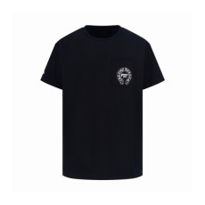 크롬하츠 남성 라운드 반팔티 - Chrom Hearts Mens Round Tshirt - chc15833x