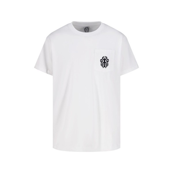 크롬하츠 남성 라운드 반팔티 - Chrom Hearts Mens Round Tshirt - chc15834x