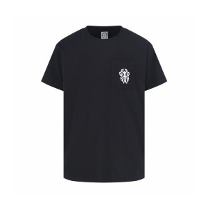 크롬하츠 남성 라운드 반팔티 - Chrom Hearts Mens Round Tshirt - chc15835x