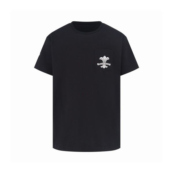 크롬하츠 남성 라운드 반팔티 - Chrom Hearts Mens Round Tshirt - chc15837x