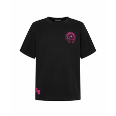 크롬하츠 남성 라운드 반팔티 - Chrom Hearts Mens Round Tshirt - chc15857x