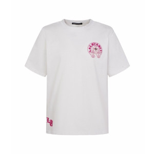 크롬하츠 남성 라운드 반팔티 - Chrom Hearts Mens Round Tshirt - chc15858x