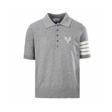 톰브라운 남성 라운드 반팔티 - Thom Browne Mens Round Tshirt - thc15897x