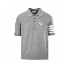톰브라운 남성 라운드 반팔티 - Thom Browne Mens Round Tshirt - thc15897x