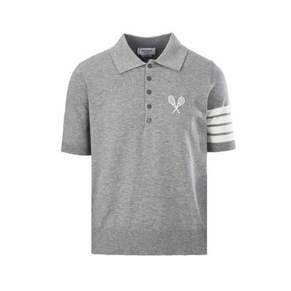 톰브라운 남성 라운드 반팔티 - Thom Browne Mens Round Tshirt - thc15897x