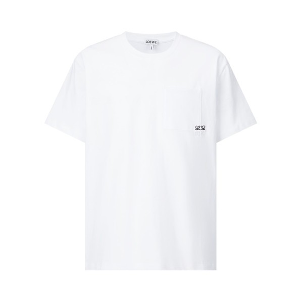 로에베 남성 라운드 반팔티 - Loewe Mens Round Tshirt - loc15902x