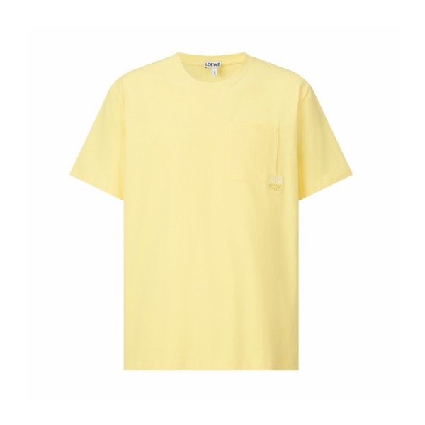 로에베 남성 라운드 반팔티 - Loewe Mens Round Tshirt - loc15903x