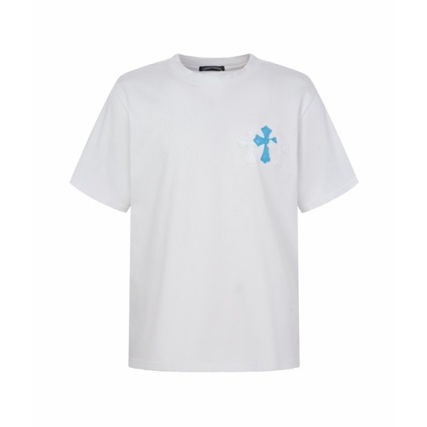 크롬하츠 남성 라운드 반팔티 - Chrom Hearts Mens Round Tshirt - chc15915x