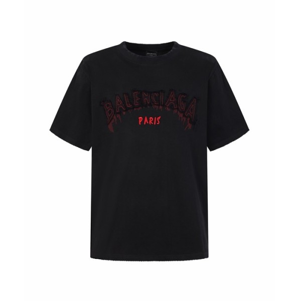 발렌시아가 남성 라운드 반팔 티셔츠 - Balenciaga Mens Round Tshirt - bac15923x