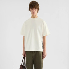 질샌더 남성 크루넥 반팔티 - Jilsander Mens Round Tshirt - jic15925x
