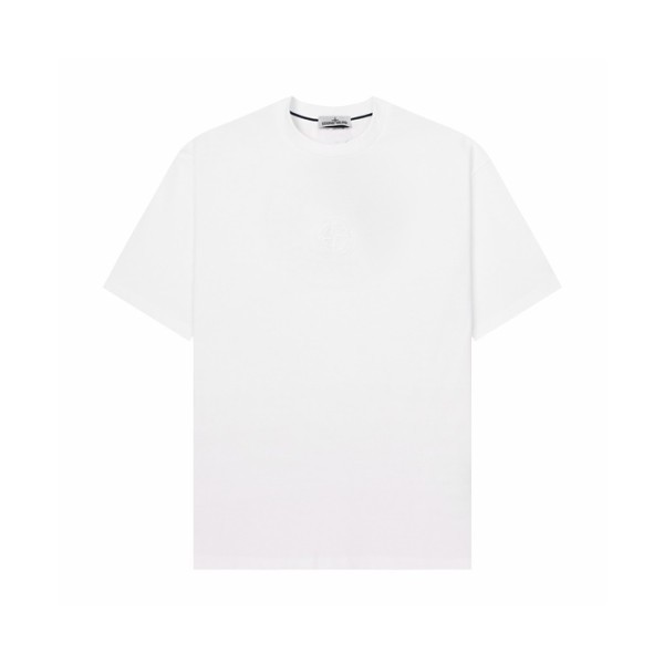 스톤아일랜드 남성 라운드 반팔 티셔츠 - Stone Island Mens Round Tshirt - stc15931x
