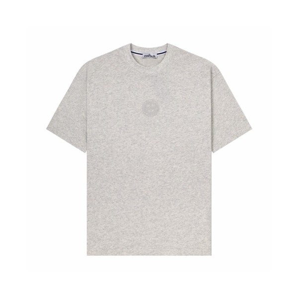 스톤아일랜드 남성 라운드 반팔 티셔츠 - Stone Island Mens Round Tshirt - stc15932x