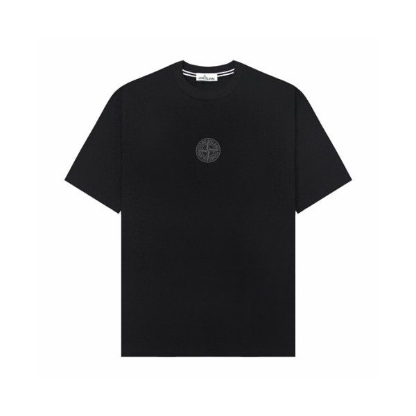 스톤아일랜드 남성 라운드 반팔 티셔츠 - Stone Island Mens Round Tshirt - stc15933x