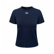 셀린느 여성 라운드 반팔 티셔츠 - Celine Womens Round Tshirt - cec14647x