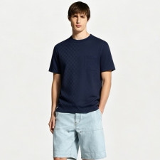 루이비통 남성 라운드 티셔츠 - Louis vuitton Mens Round Tshirt - lvc15944x