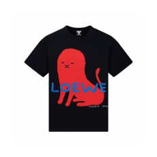 로에베 남성 라운드 반팔티 - Loewe Mens Round Tshirt - loc15945x