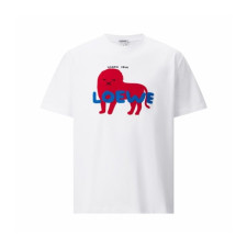 로에베 남성 라운드 반팔티 - Loewe Mens Round Tshirt - loc15948x