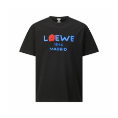 로에베 남성 라운드 반팔티 - Loewe Mens Round Tshirt - loc15949x