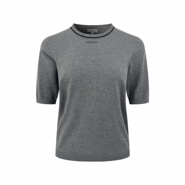 로에베 여성 라운드 반팔티 - Loewe Womens Round Tshirt - loc14657x