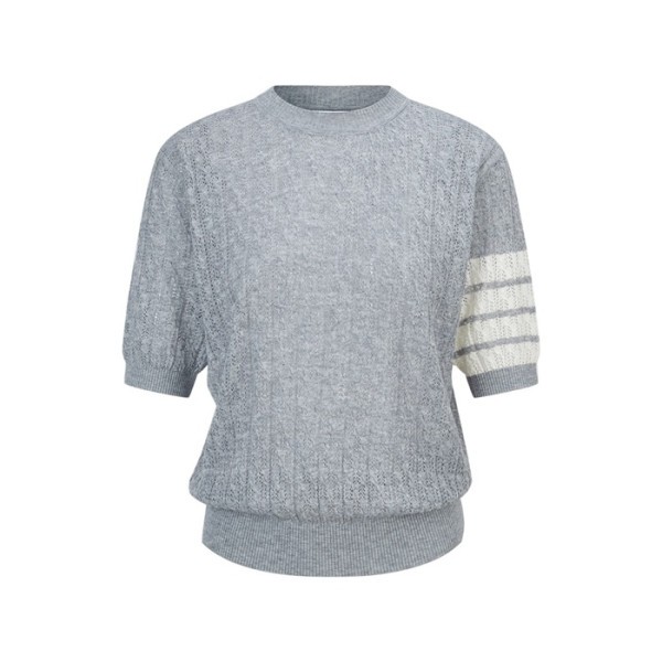 톰브라운 여성 라운드 반팔티 - Thom Browne Women Round Tshirts - thc14748x