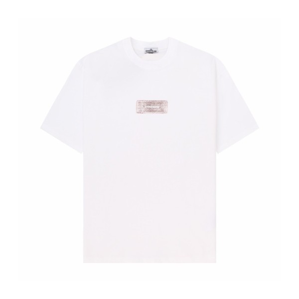 스톤아일랜드 남성 라운드 반팔 티셔츠 - Stone Island Mens Round Tshirt - stc16015x