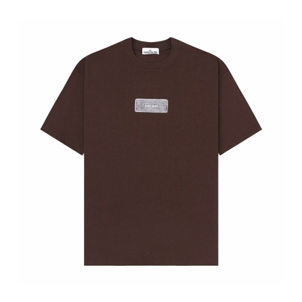 스톤아일랜드 남성 라운드 반팔 티셔츠 - Stone Island Mens Round Tshirt - stc16016x