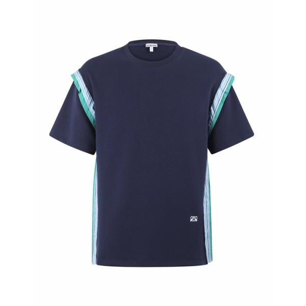 로에베 여성 라운드 반팔티 - Loewe Womens Round Tshirt - loc14777x