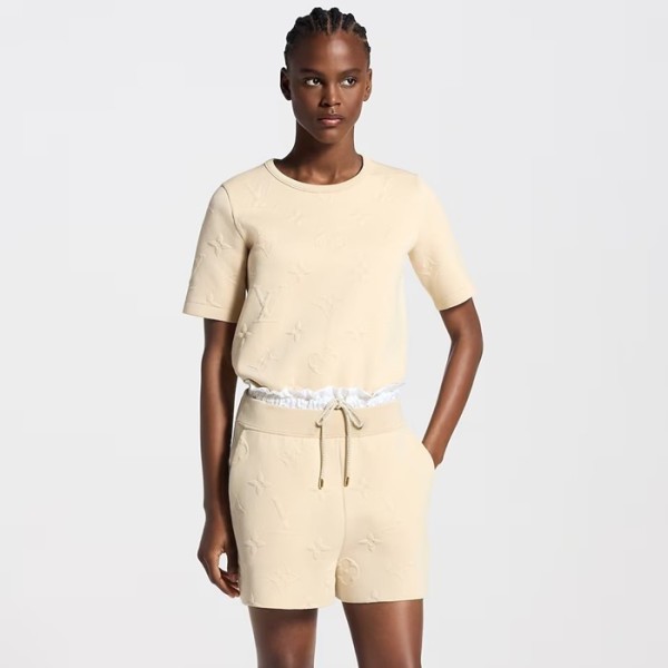 루이비통 여성 반팔 티셔츠 - Louis vuitton Womens Monogram Tshirt - lvc15035x