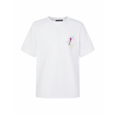 크롬하츠 남성 라운드 반팔티 - Chrom Hearts Mens Round Tshirt - chc16096x