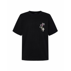 크롬하츠 남성 라운드 반팔티 - Chrom Hearts Mens Round Tshirt - chc16097x