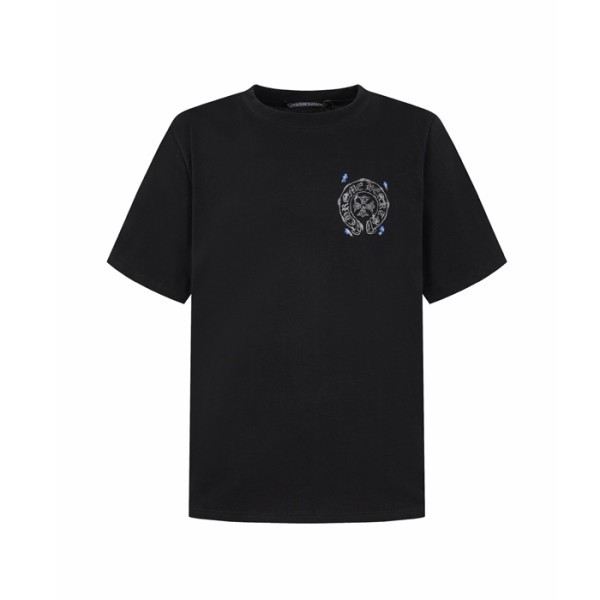 크롬하츠 남성 라운드 반팔티 - Chrom Hearts Mens Round Tshirt - chc16104x