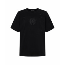 크롬하츠 남성 라운드 반팔티 - Chrom Hearts Mens Round Tshirt - chc16106x