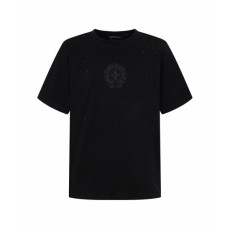 크롬하츠 남성 라운드 반팔티 - Chrom Hearts Mens Round Tshirt - chc16106x