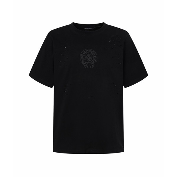크롬하츠 남성 라운드 반팔티 - Chrom Hearts Mens Round Tshirt - chc16106x
