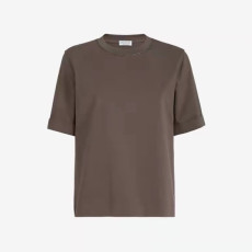 브루넬로쿠치넬리 여성 라운드 티셔츠 - Brunello Cucinelli Womens Round Tshirt - brc15076x