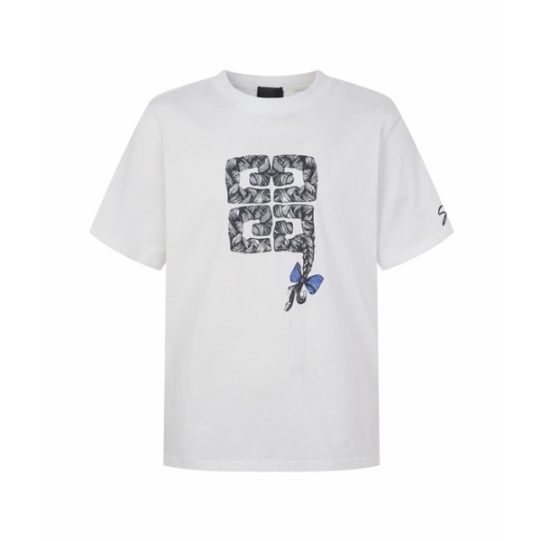지방시 남성 라운드 반팔티 - Givenchy Mens Round Tshirt - gic16109x