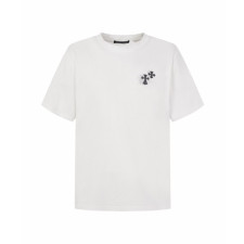 크롬하츠 남성 라운드 반팔티 - Chrom Hearts Mens Round Tshirt - chc16111x