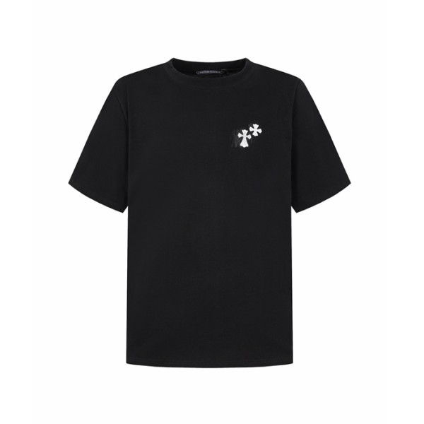 크롬하츠 남성 라운드 반팔티 - Chrom Hearts Mens Round Tshirt - chc16112x