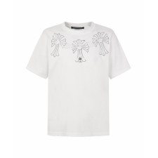 크롬하츠 남성 라운드 반팔티 - Chrom Hearts Mens Round Tshirt - chc16113x