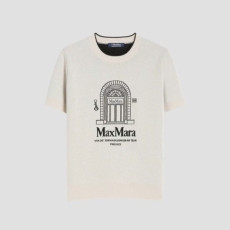 막스마라 여성 크루넥 반팔티 - Maxmara Womens Round Tshirt - mac15107x