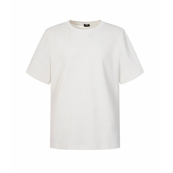 펜디 남성 라운드 반팔 티셔츠 - Fendi Mens Round Tshirt - fec16118x