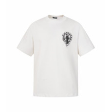 크롬하츠 남성 라운드 반팔티 - Chrom Hearts Mens Round Tshirt - chc16120x