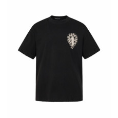 크롬하츠 남성 라운드 반팔티 - Chrom Hearts Mens Round Tshirt - chc16121x