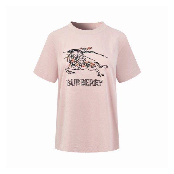 버버리 여성 반팔 티셔츠 - Burberry Womens Round Tshirt - buc15153x