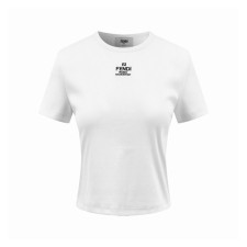 펜디 여성 라운드 티셔츠 - Fendi Womens Round Tshirt - fec15240x