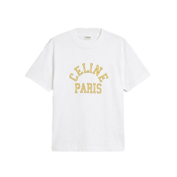 셀린느 남성 반팔 티셔츠 - Celine Mens Round Tshirt - cec16226x