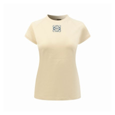 로에베 여성 라운드 반팔티 - Loewe Womens Round Tshirt - loc15271x